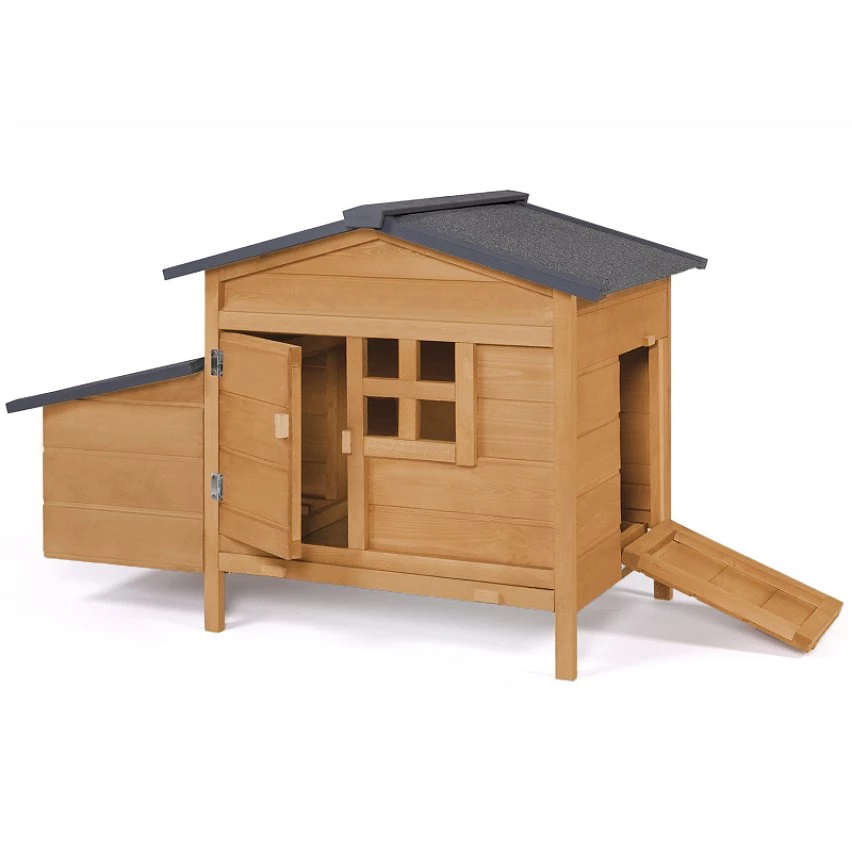 Sortie đ„ IDMARKET Poulailler sur pilotis avec pondoir en bois â