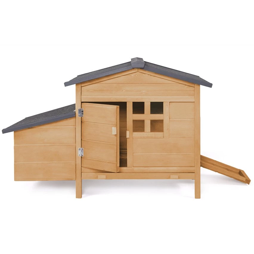 Sortie đ„ IDMARKET Poulailler sur pilotis avec pondoir en bois â â Image 7