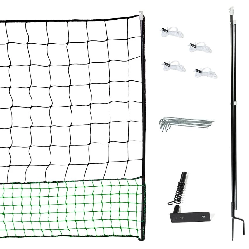 Grosses soldes 🤩 IDMARKET Kit clôture filet à poules 50 M avec porte 15 piquets double pointes 🛒 – Image 6