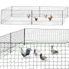 Acheter 😉 IDMARKET Kit clôture filet à poules 12 M avec porte 6 piquets double pointe ✔️