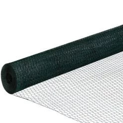 Nouveau ⭐ IDMARKET Grillage pour poules vert 1x25M maille 25mm triple torsion clôture souple jardin animaux 🔔