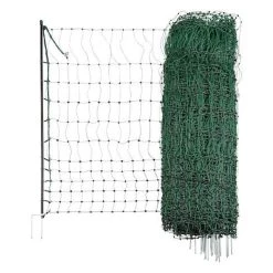 Offres 🎁 Filet À Volailles Poultrynet Vert, Électri?able, Double Pointe, KERBL 25m, 106 cm 🔔