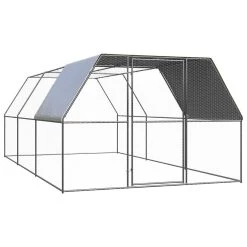 Promo 🧨 vidaXL Poulailler d'extérieur 3x6x2 m Acier galvanisé 👏